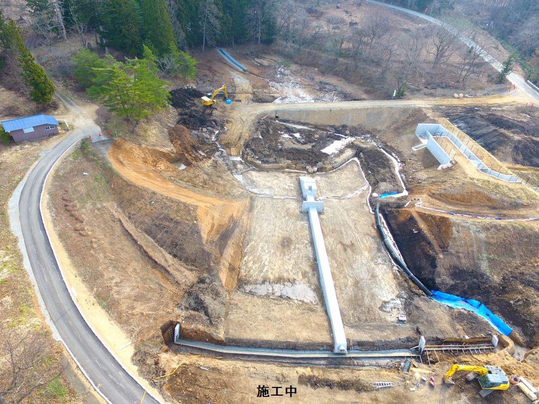 御影地区農村地域防災減災事業（ため池整備）第１工区工事